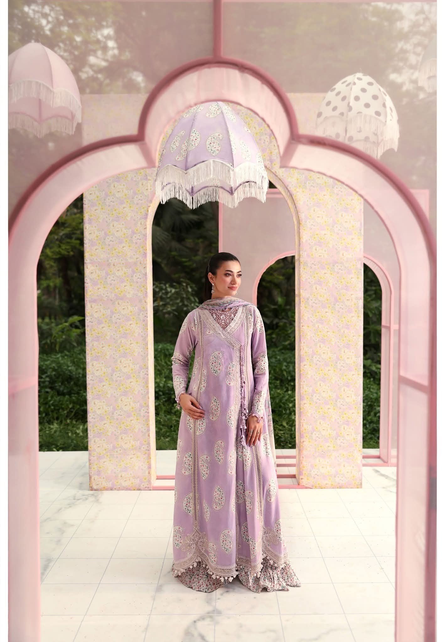 3 Piece Unstitched Embroidered Lawn Suit