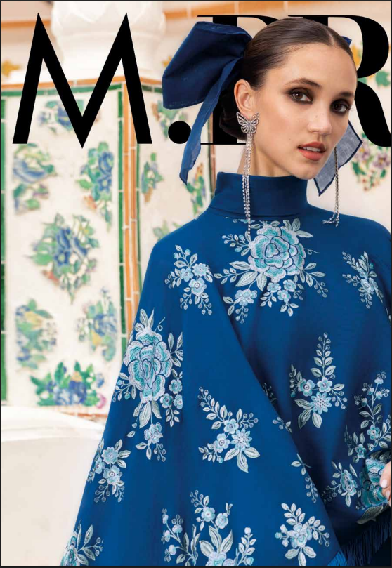 Luxury Navy Blue Embroidered 3-Piece Formal Outfit – Premium Winter Collection