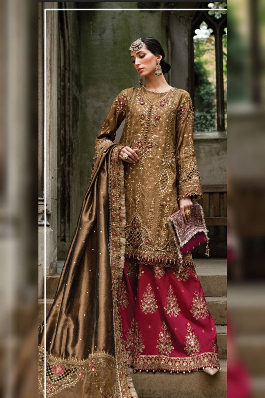 Gold Royale Hand-Embellished Ensemble