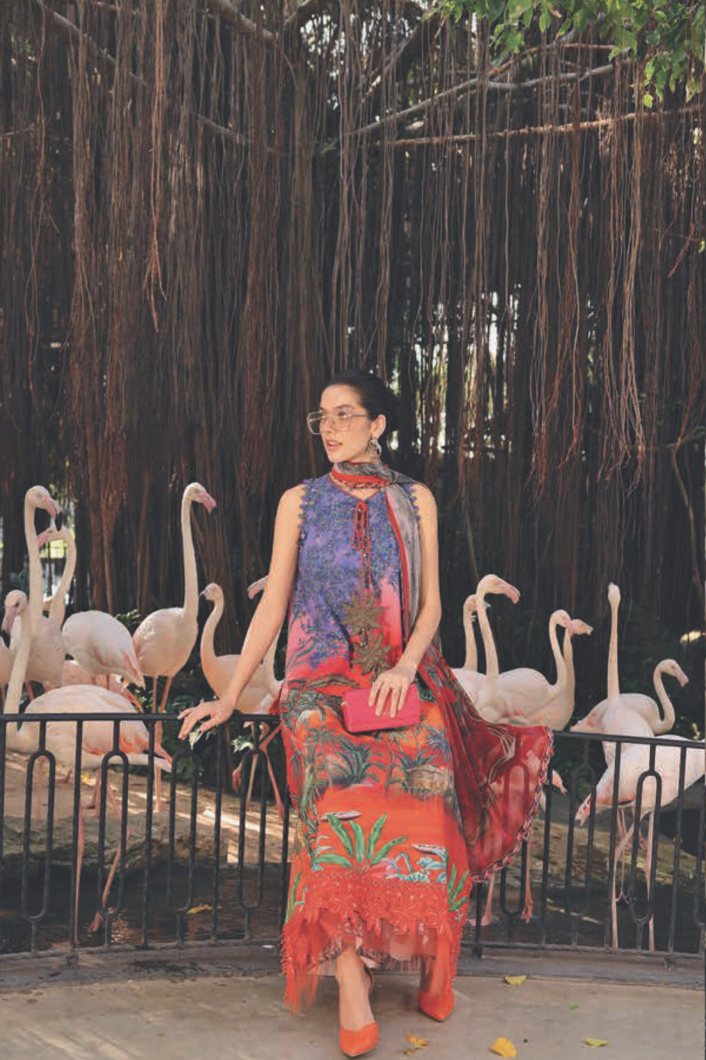 Scarlet Tropics Statement Ensemble