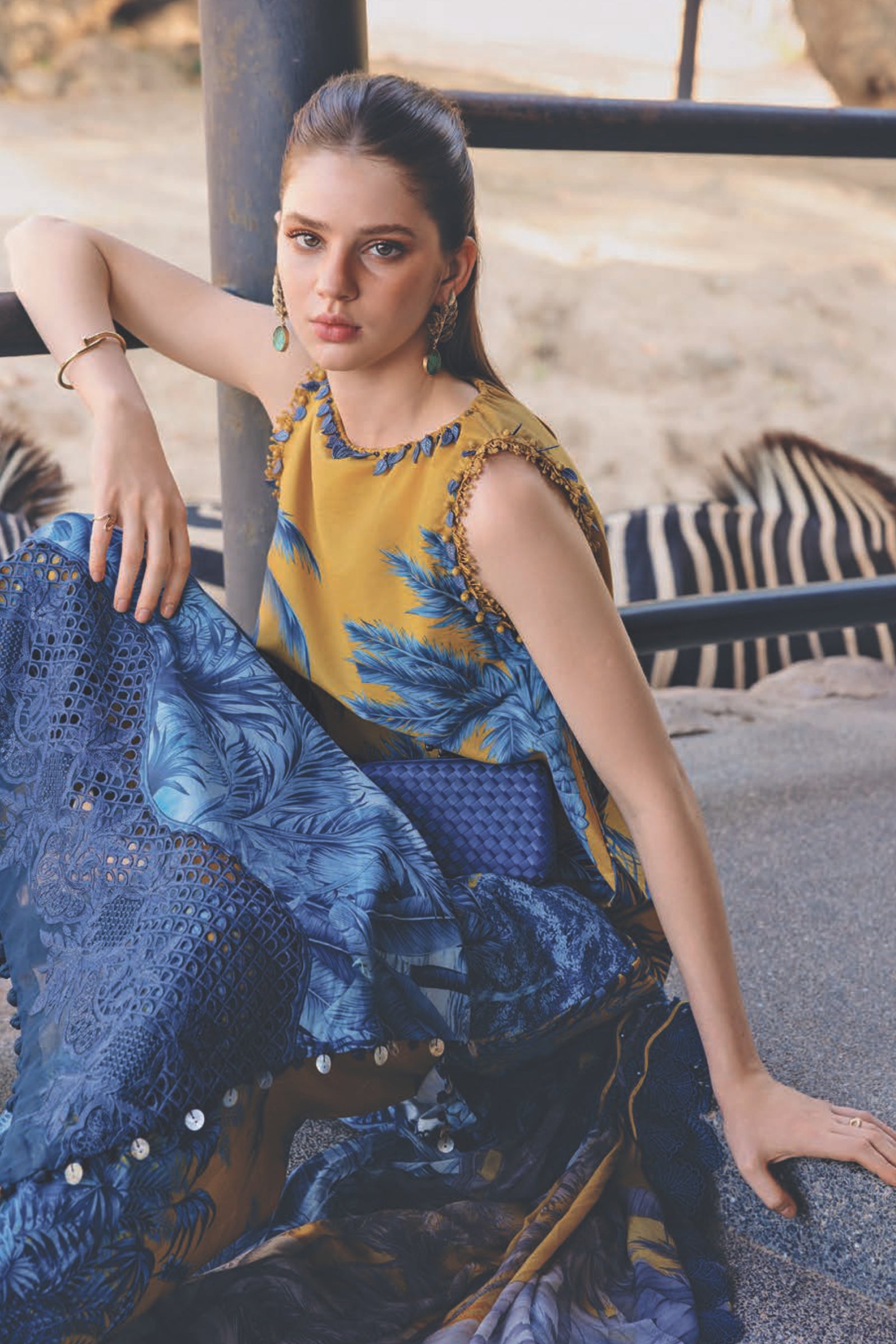 Golden Safari Chic Ensemble