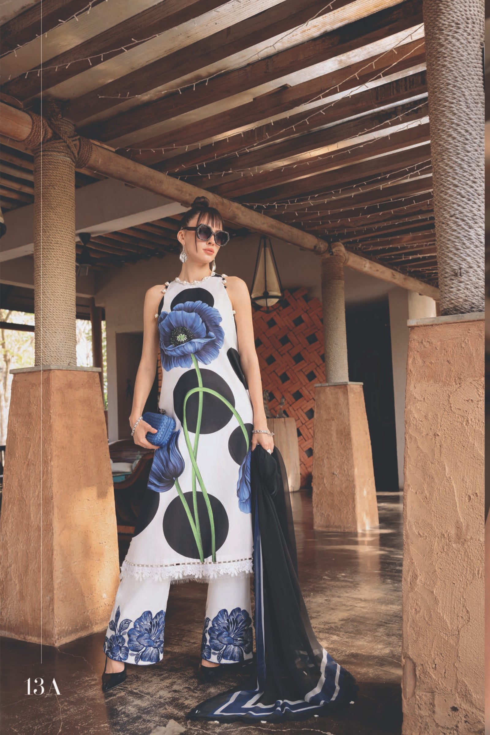 Midnight Bloom Statement Set