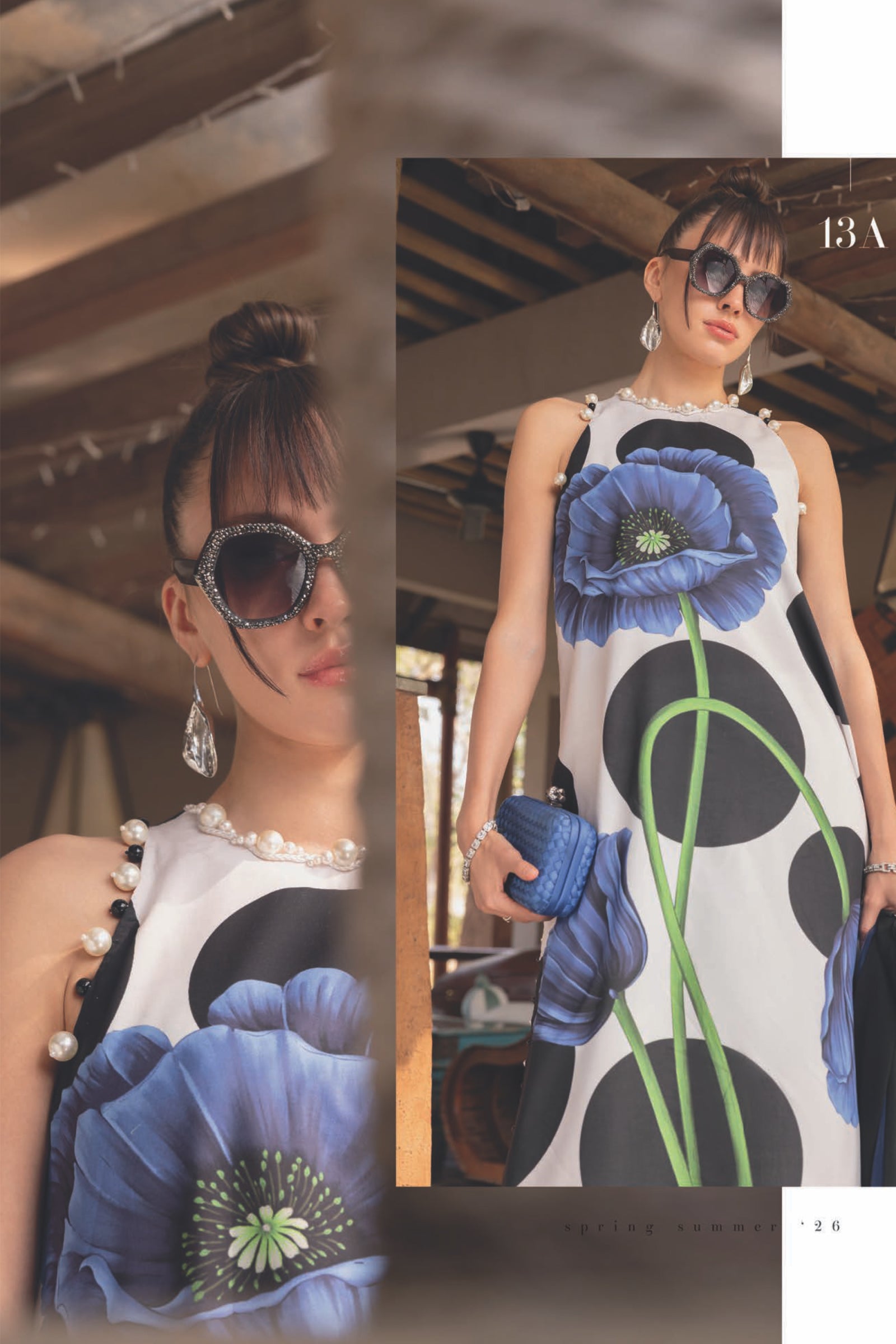 Midnight Bloom Statement Set