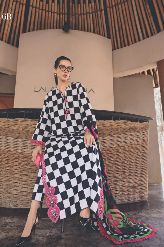 Checkered Charm Noir