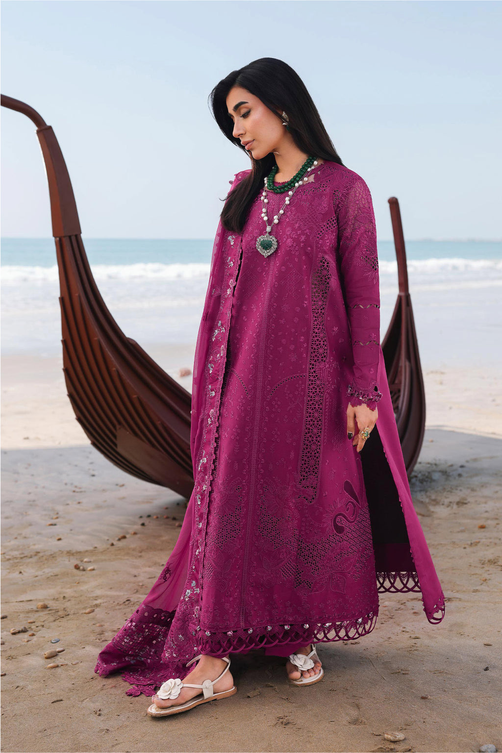 Magenta Shore Elegance