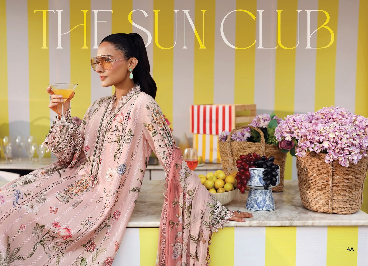 3 Piece Unstitched Embroidered Lawn Suit