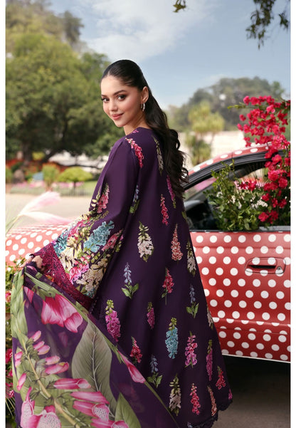 3 Piece Stitched Embroidered Lawn Suit