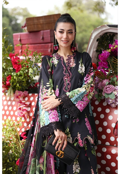 3 Piece Stitched Embroidered Lawn Suit