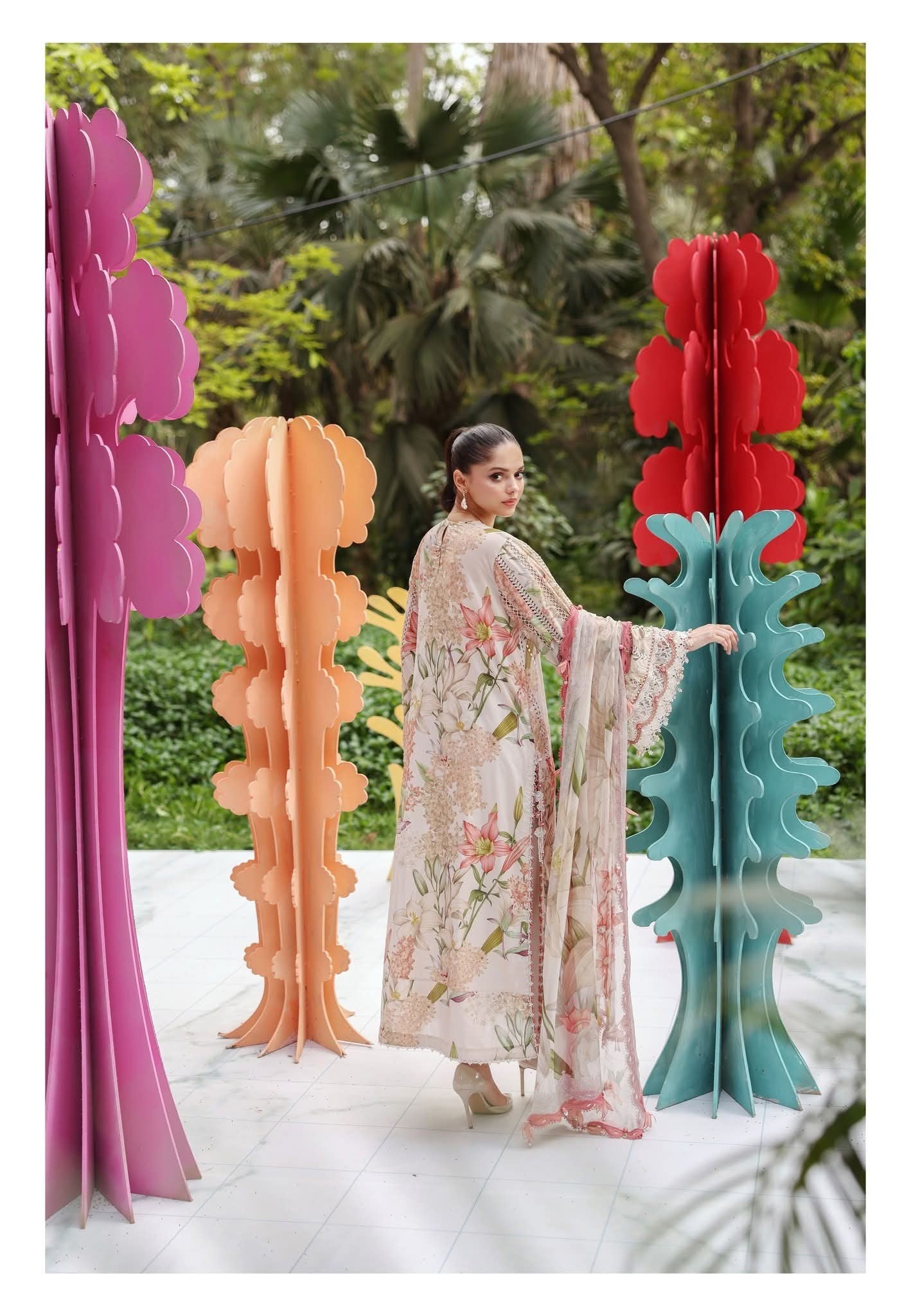 3 Piece Stitched Embroidered Lawn Suit
