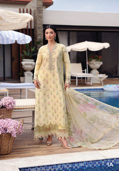 3 Piece Stitched Embroidered Lawn Suit