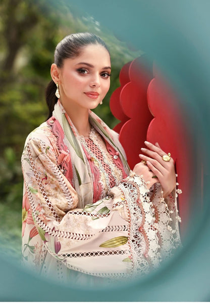 3 Piece Stitched Embroidered Lawn Suit
