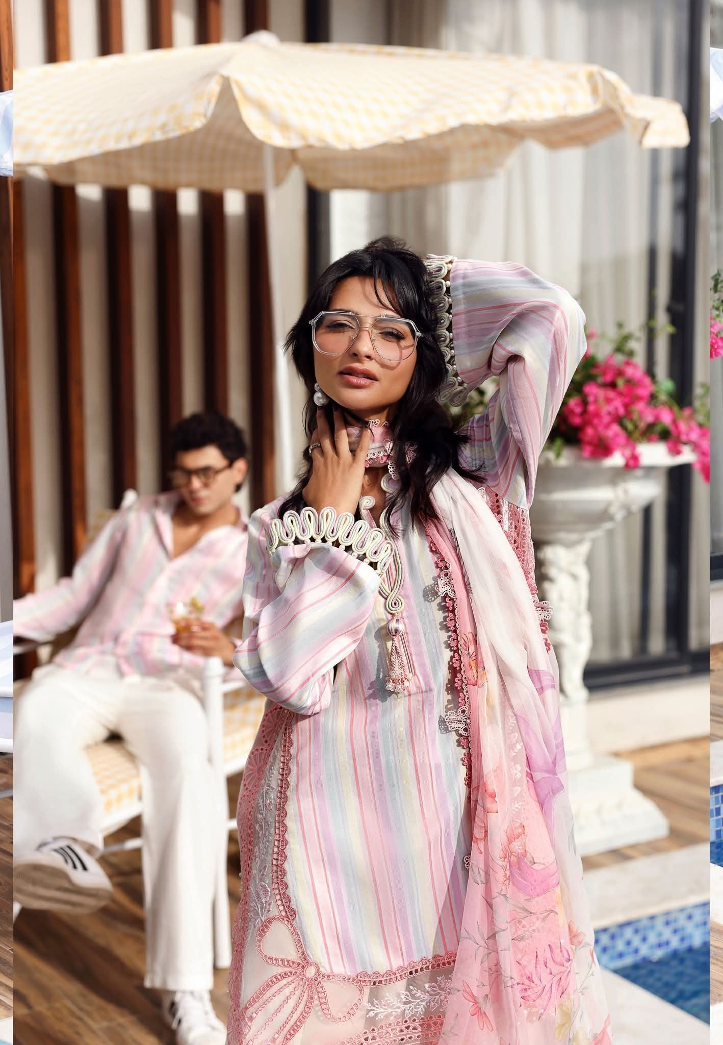 3 Piece Stitched Embroidered Jacquard Suit