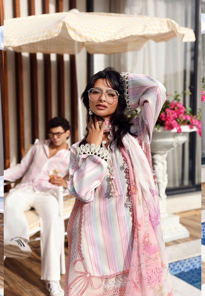 3 Piece Stitched Embroidered Jacquard Suit