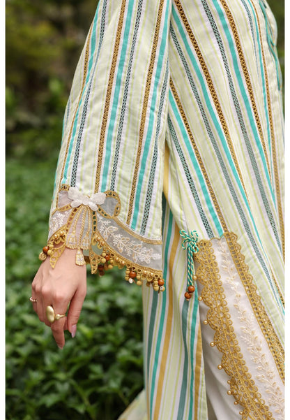 3 Piece Stitched Embroidered Jacquard Suit