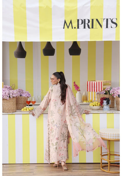 3 Piece Unstitched Embroidered Lawn Suit
