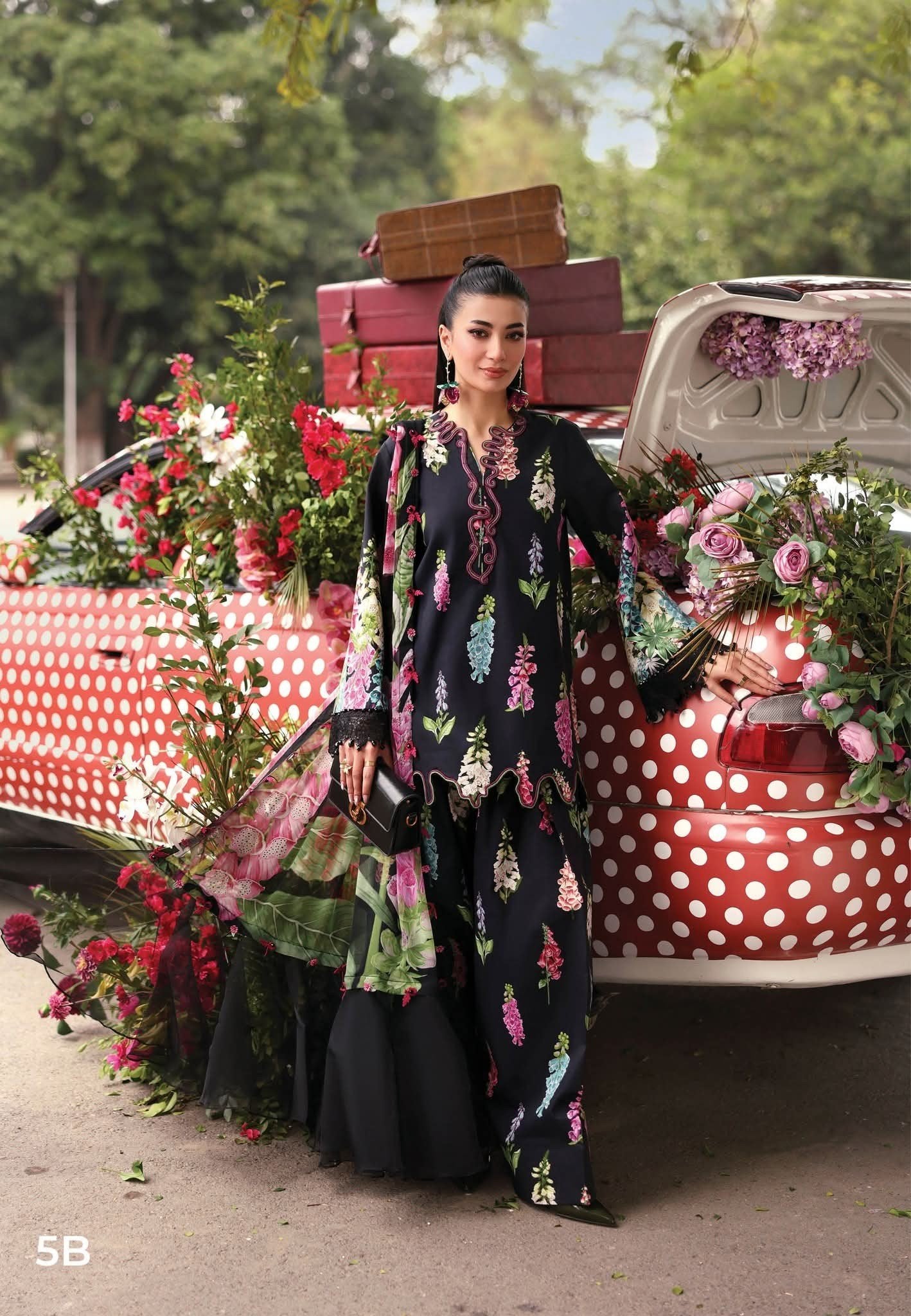 3 Piece Stitched Embroidered Lawn Suit
