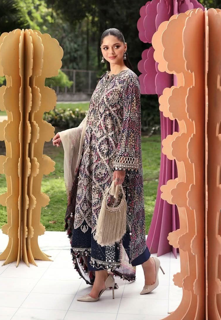 3 Piece Stitched Embroidered Lawn Suit