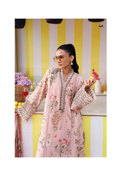 3 Piece Unstitched Embroidered Lawn Suit