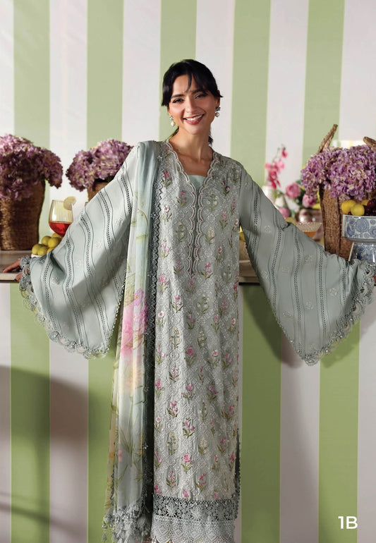 3 Piece Stitched Embroidered Lawn Suit
