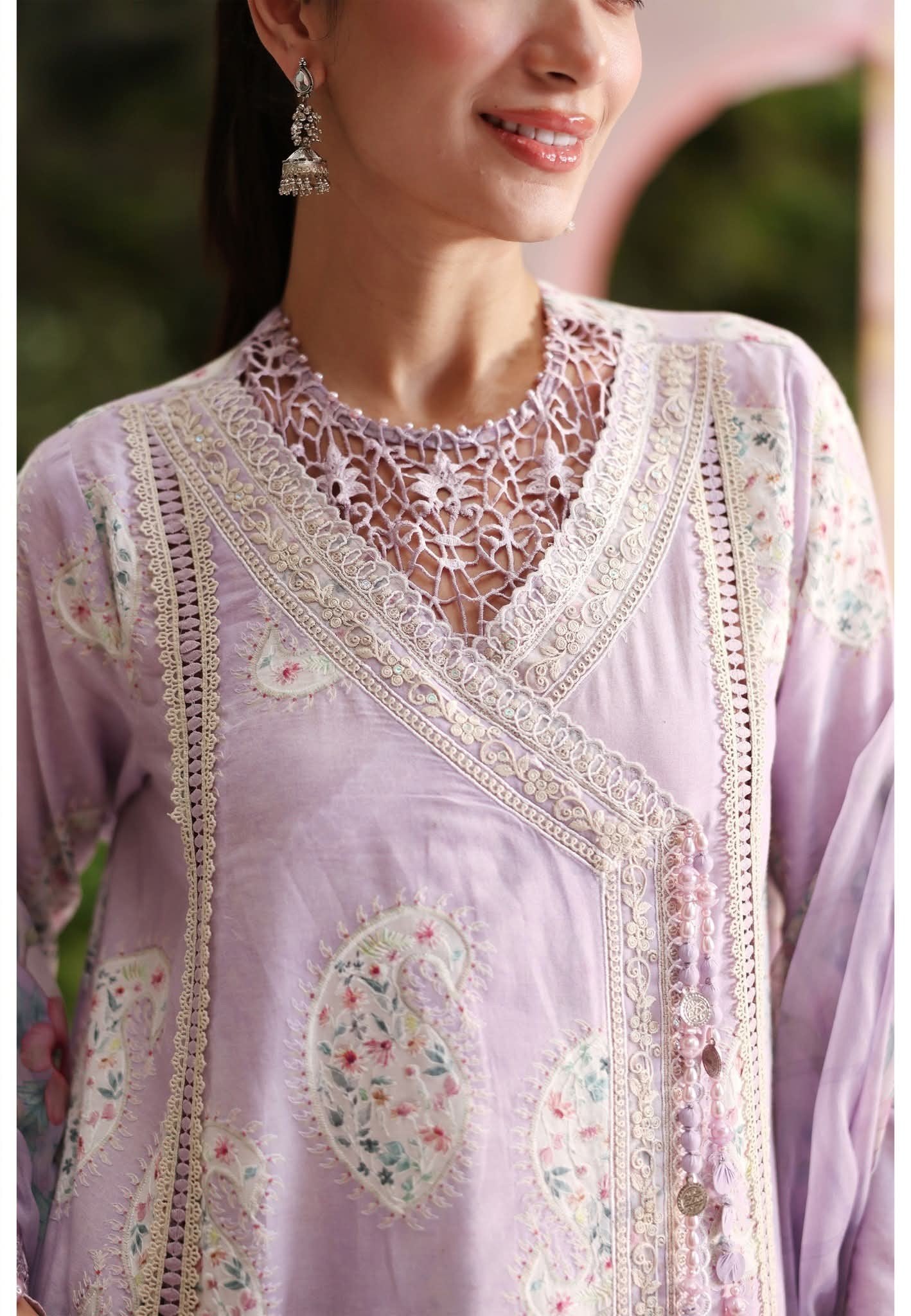 3 Piece Unstitched Embroidered Lawn Suit