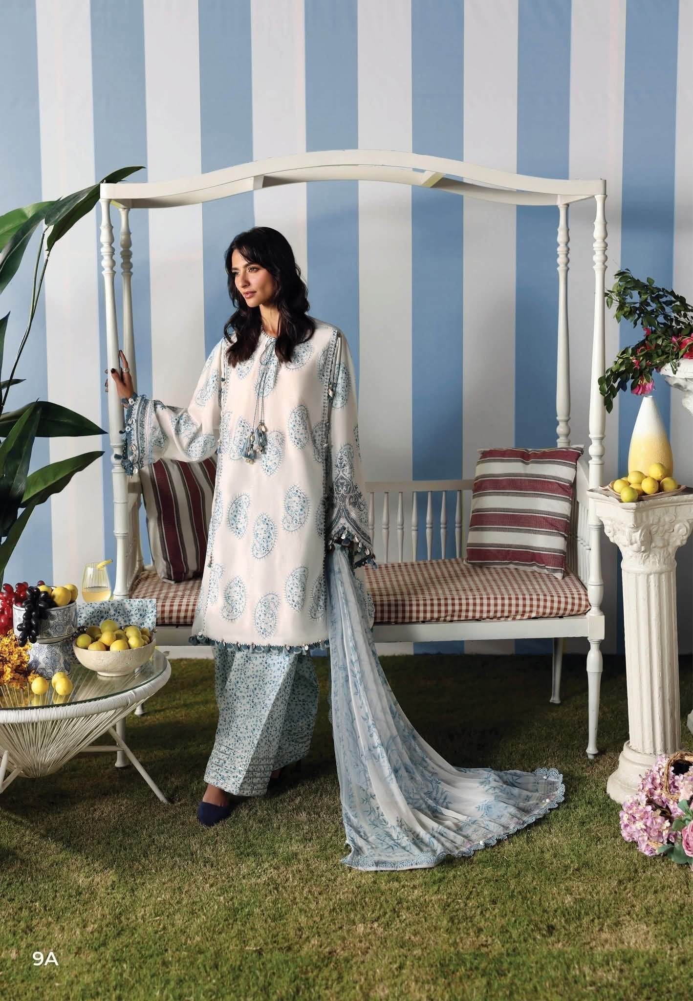 3 Piece Stitched Embroidered Lawn Suit