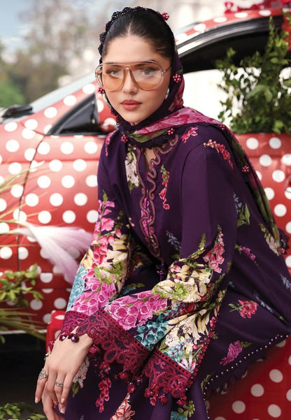 3 Piece Stitched Embroidered Lawn Suit