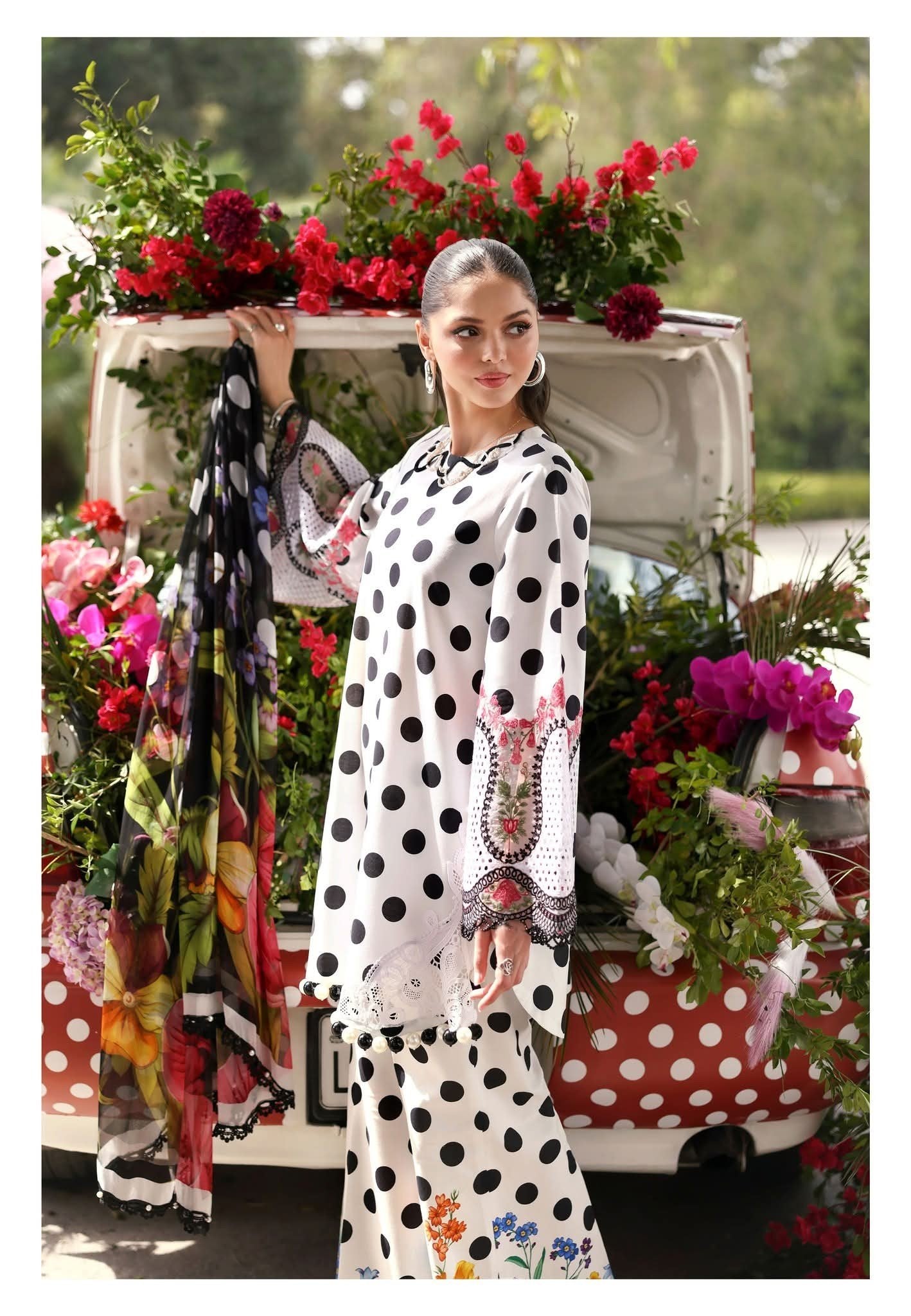 3 Piece Stitched Embroidered Lawn Suit