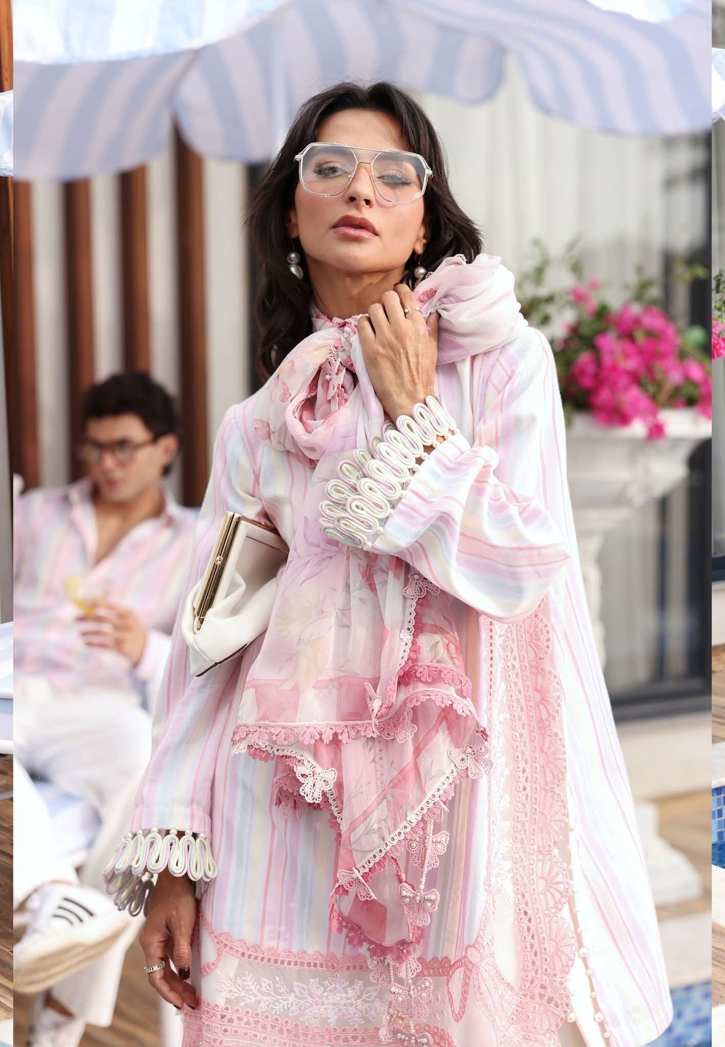 3 Piece Stitched Embroidered Jacquard Suit