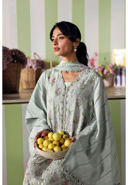 3 Piece Stitched Embroidered Lawn Suit