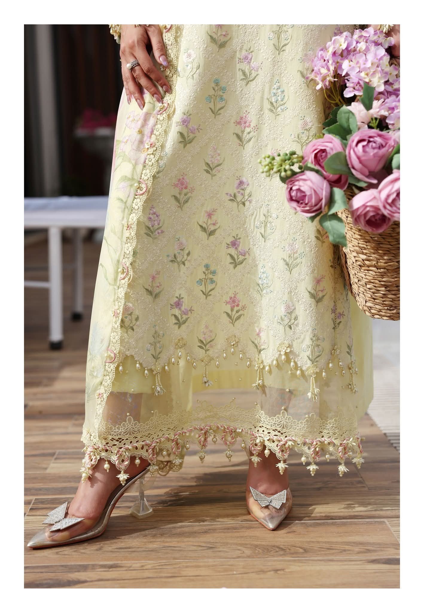 3 Piece Stitched Embroidered Lawn Suit