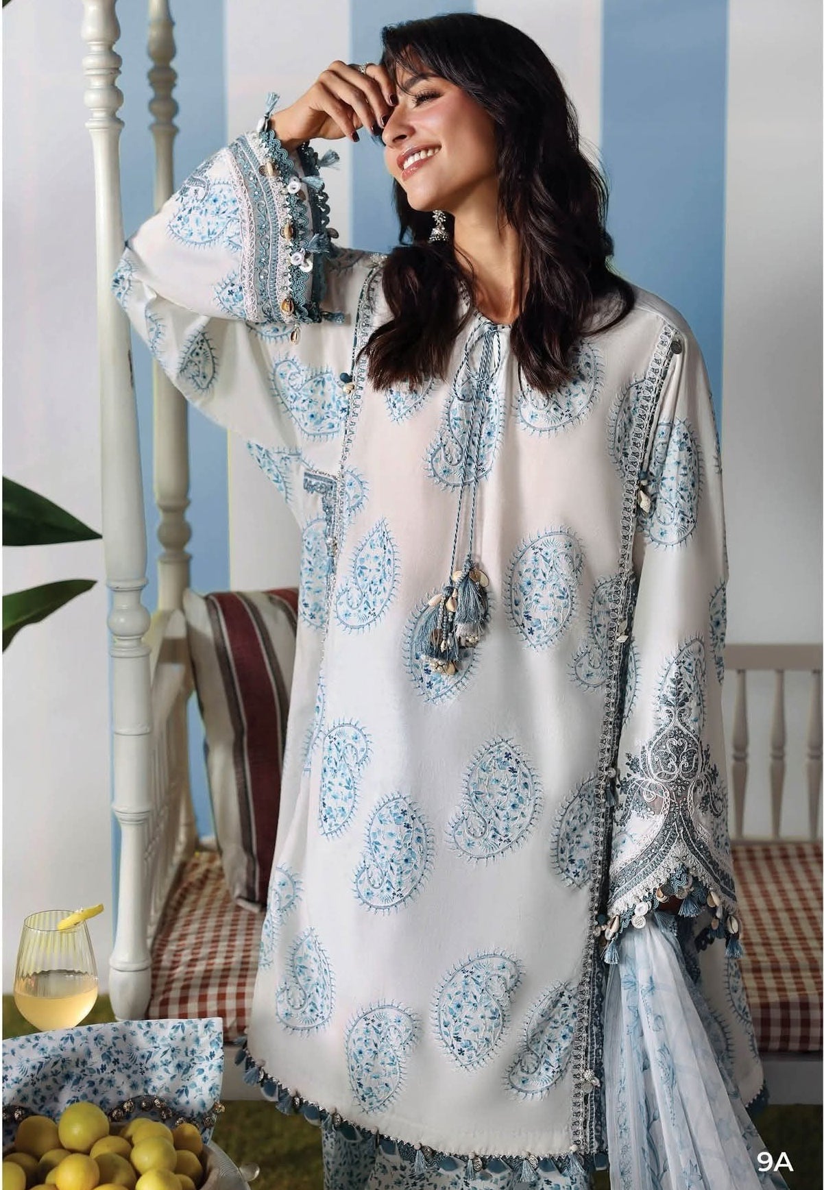 3 Piece Stitched Embroidered Lawn Suit