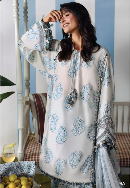 3 Piece Stitched Embroidered Lawn Suit
