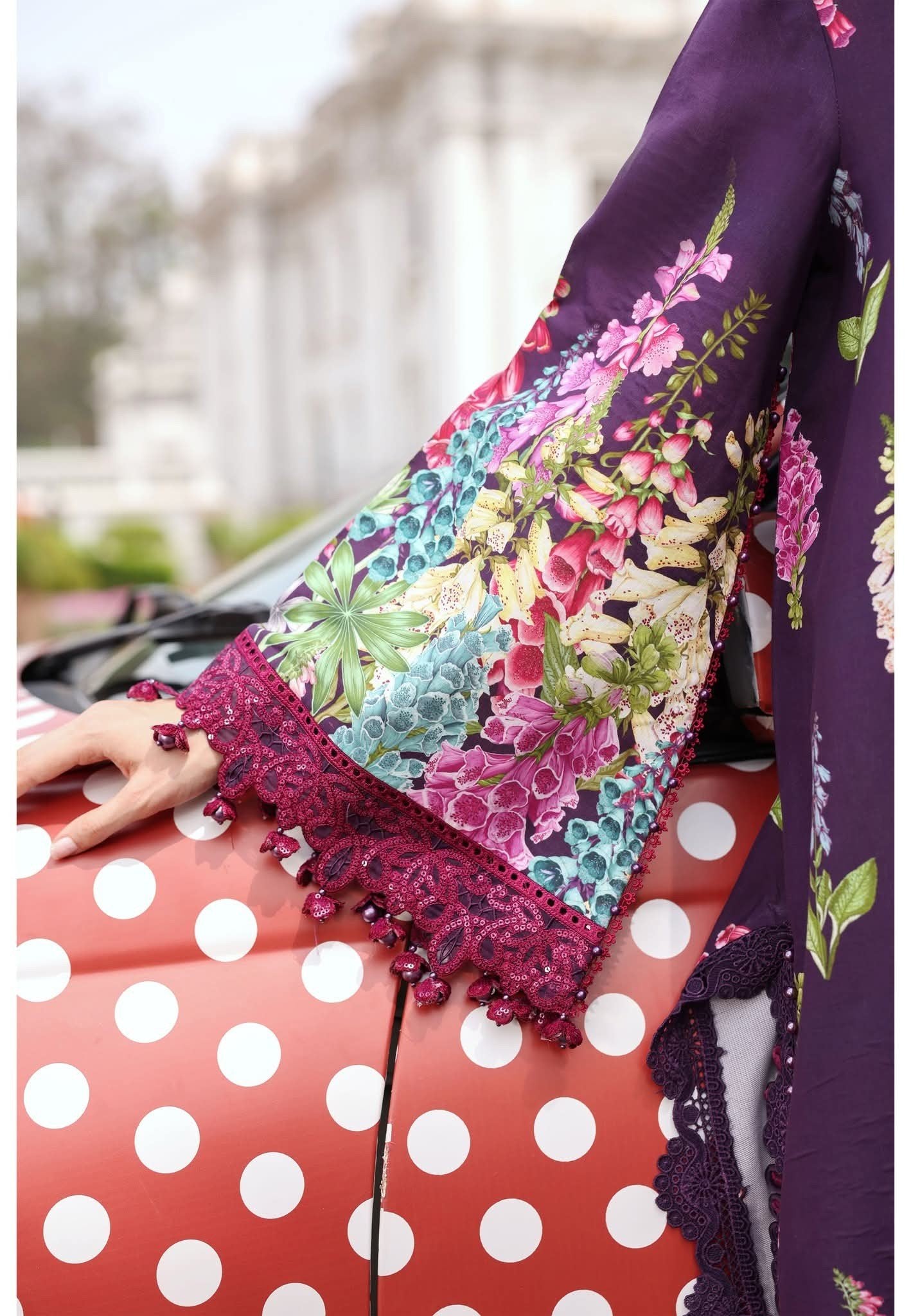 3 Piece Stitched Embroidered Lawn Suit